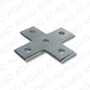UNION PLANA P/STRUT CRUZ 5 HUECOS - PT-204?? 5-3/8" x 5-3/8"