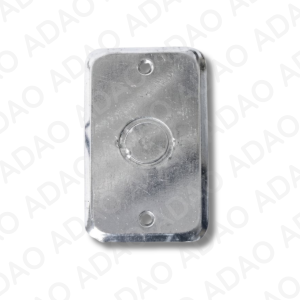TAPA RECTANGULAR EMT C/HUECO UL 1/2"
